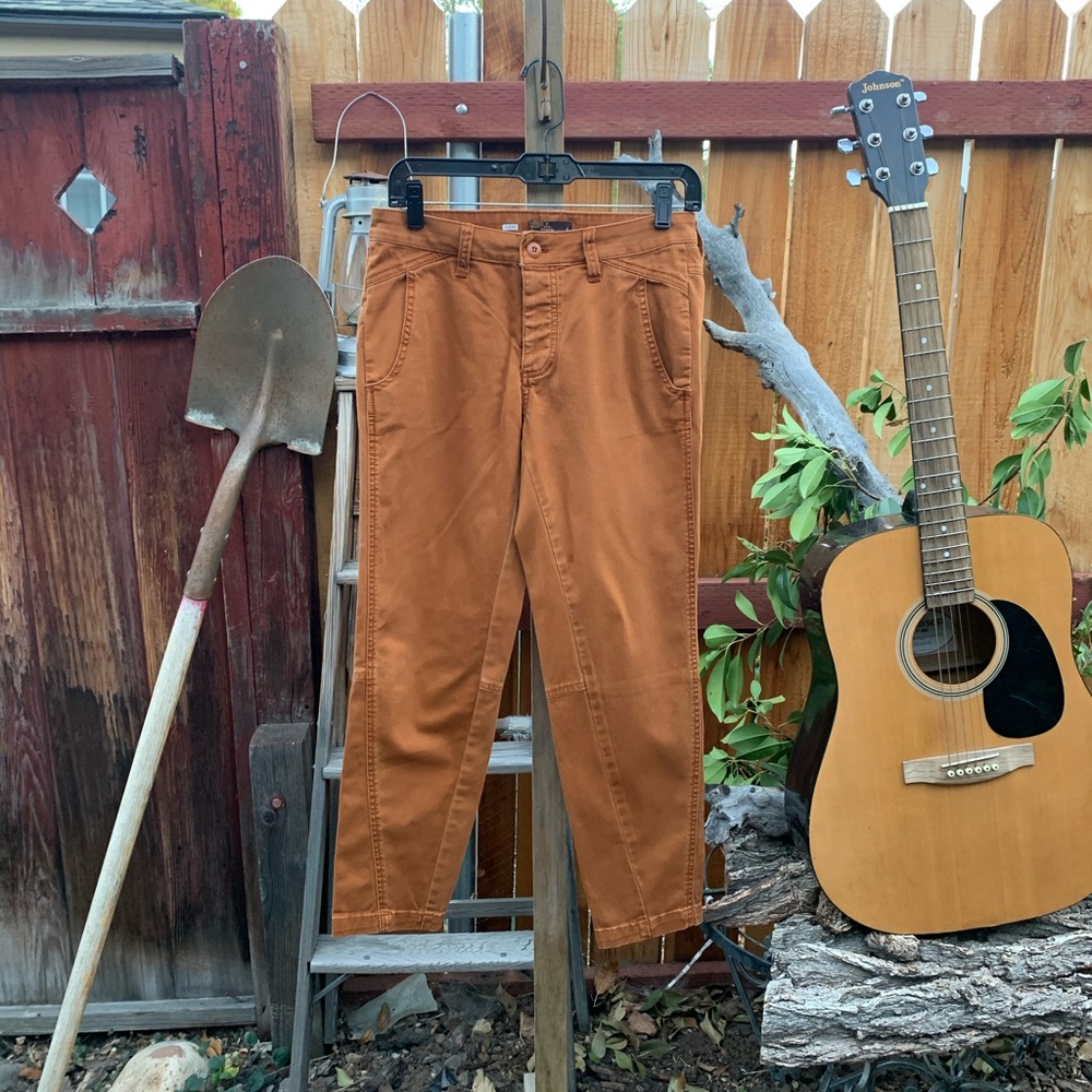 Prana Durnt Hannah Button Fly Pants.